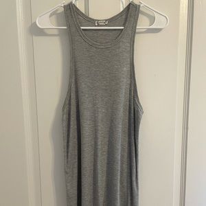 Free people racerback tank. Size medium. Gray